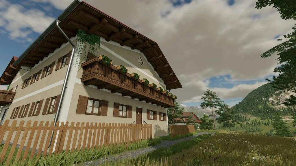 Upperbavarian Farmhouse With Workshop v1.1 FS22