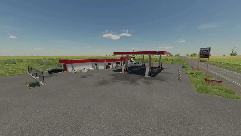 US-Gasstation v1.0 FS22 FS22 Mod Free Download