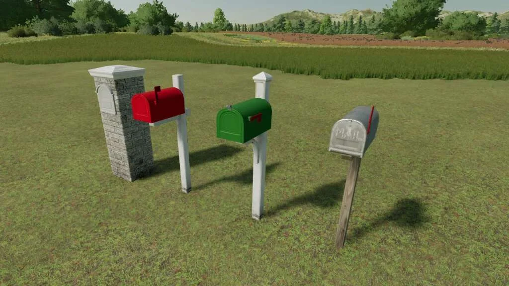 US Mailboxes v1.0 FS22 FS22 Mod Free Download