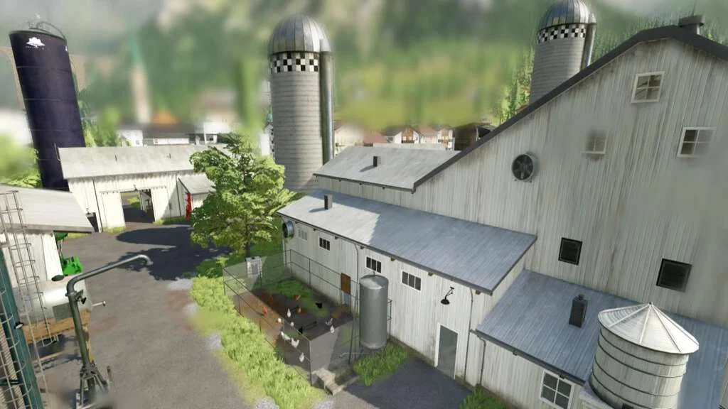 USA White Farm Buildingpack v1.0 FS22