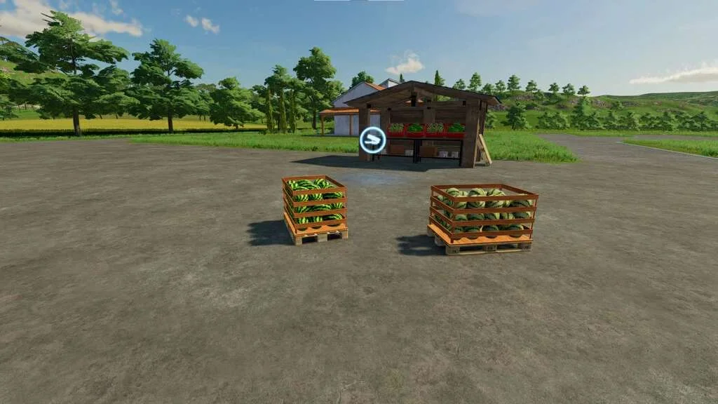 Vegetable Greenhouses Melons, Watermelons v1.0 FS22 FS22 Mod Free Download