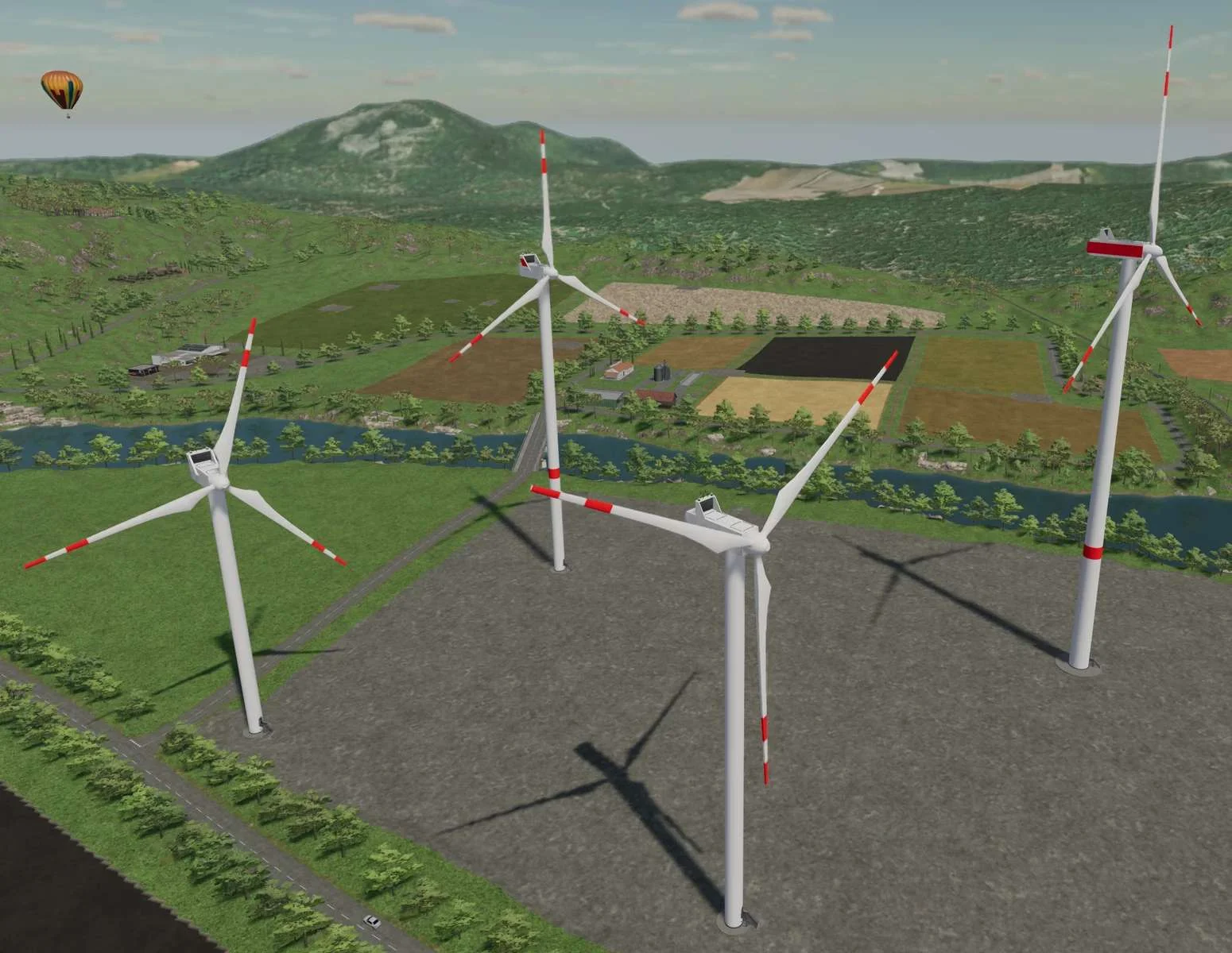 Vestas 2MW Windturbines v1.0.0.1 FS22 FS22 Mod Free Download