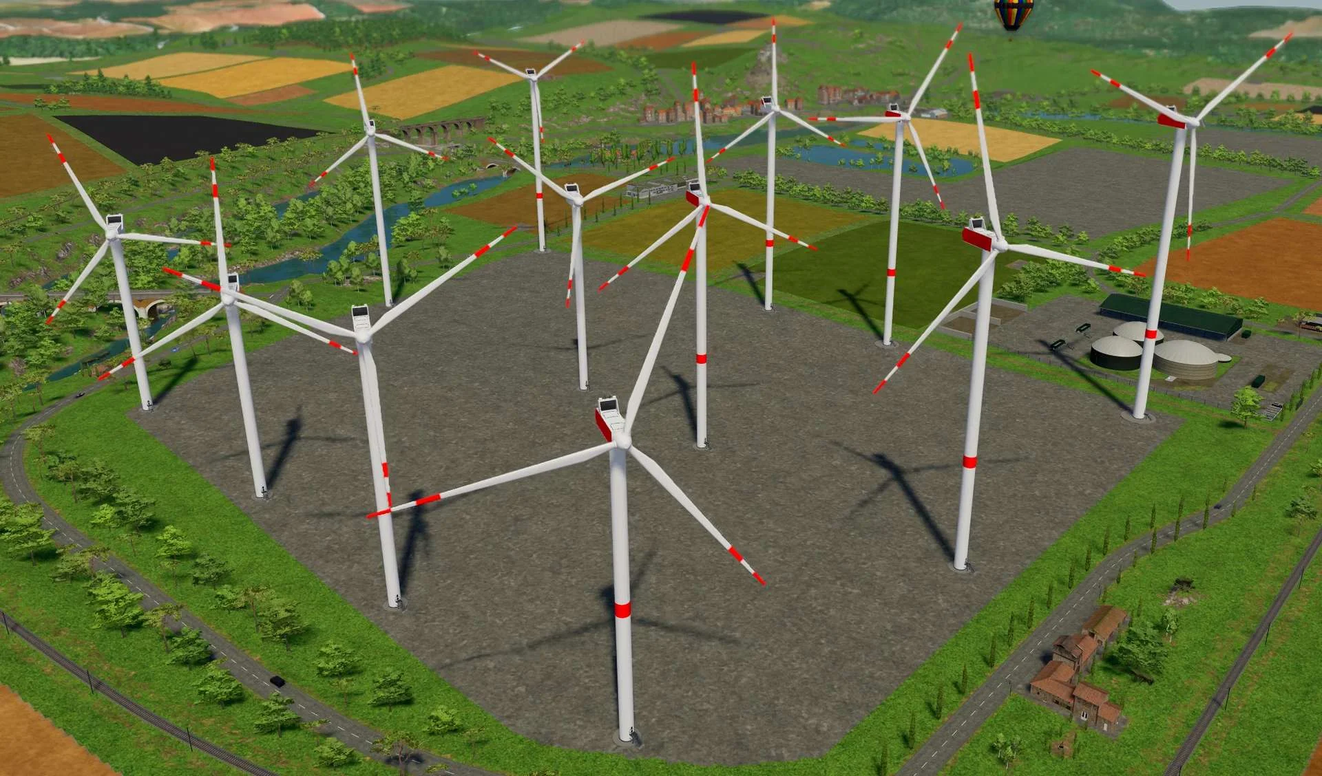 Vestas 2MW Windturbines v1.1 FS22 FS22 Mod Free Download