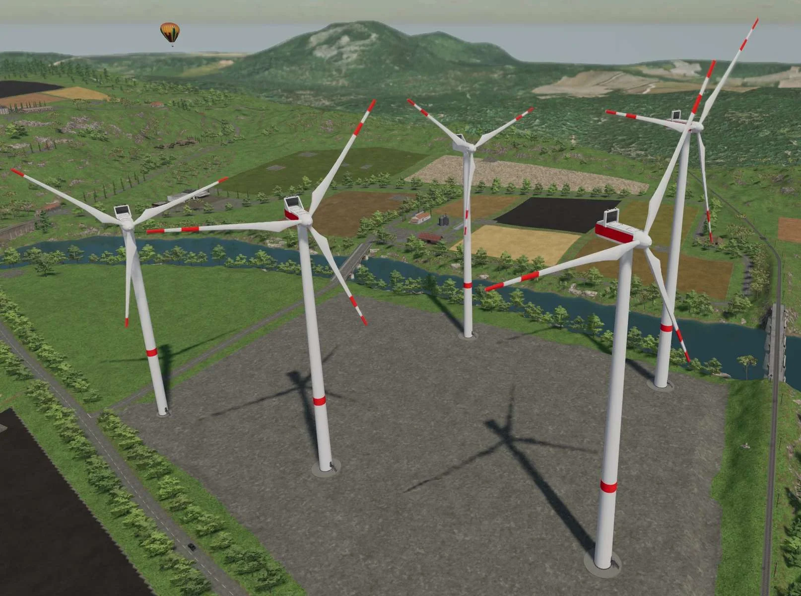 Vestas 4MW Windturbines v1.0.0.1 FS22 FS22 Mod Free Download