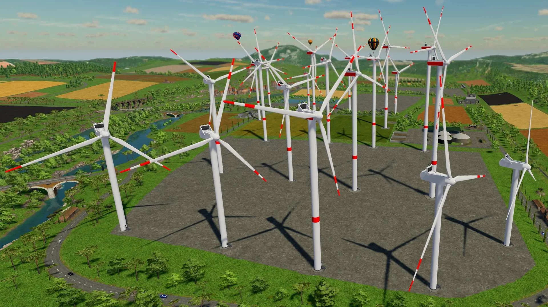 Vestas 4MW Windturbines v1.1 FS22 FS22 Mod Free Download
