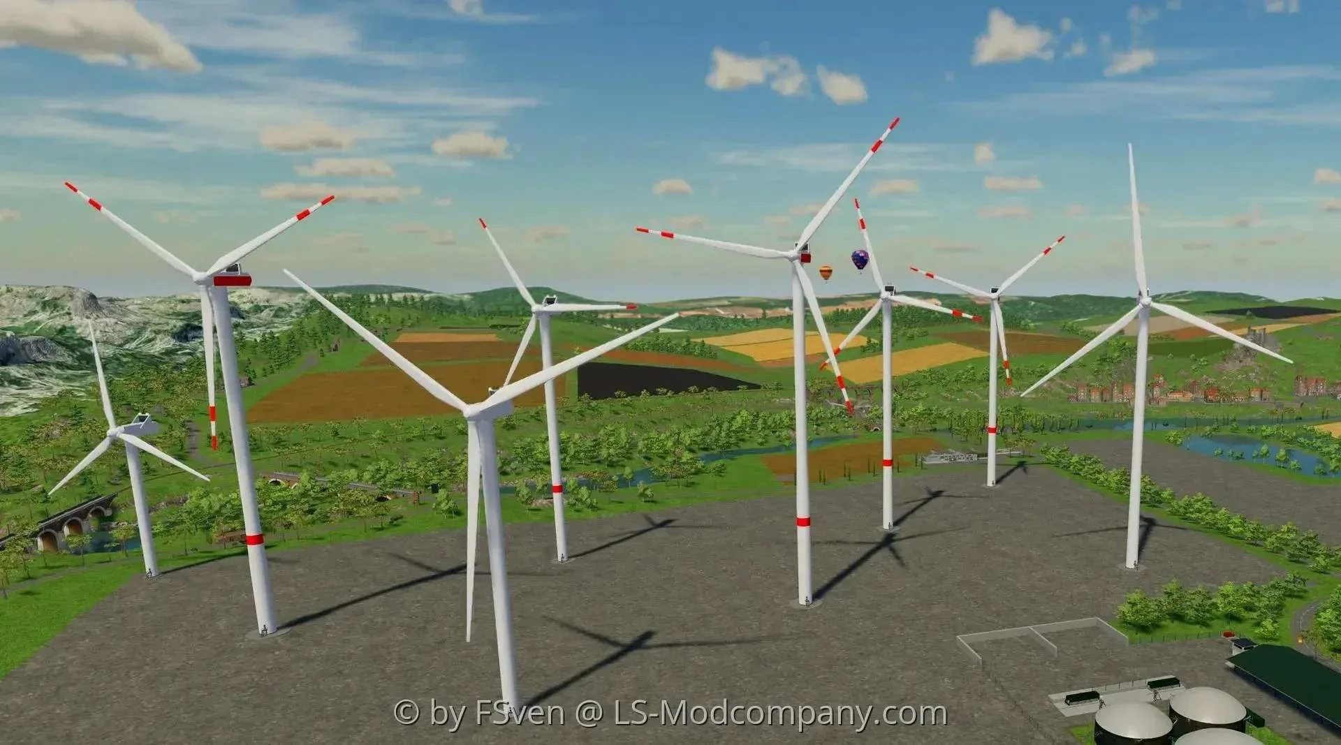 Vestas 4MW Windturbines v1.2 FS22 FS22 Mod Free Download