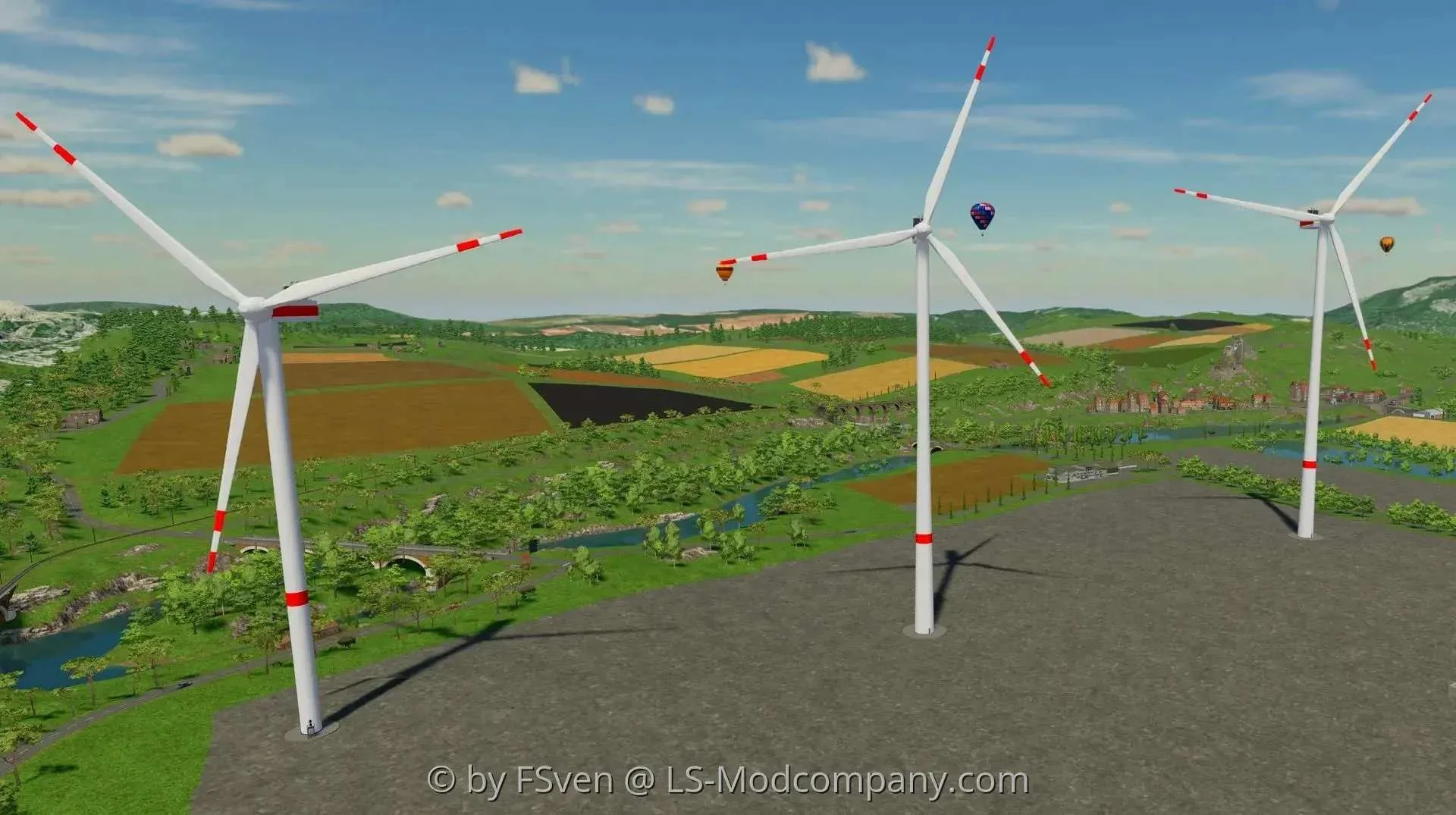 Vestas EnVentus Windturbines v1.3 FS22 FS22 Mod Free Download