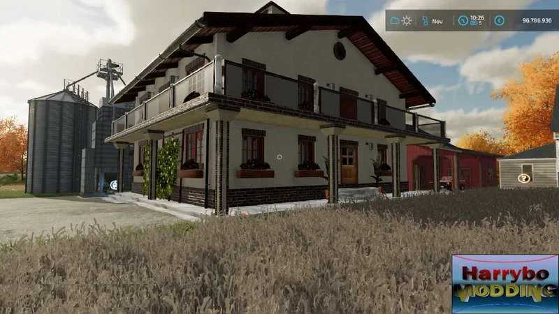 Villa Real Estate with daily earnings placeable version v3.0 FS22