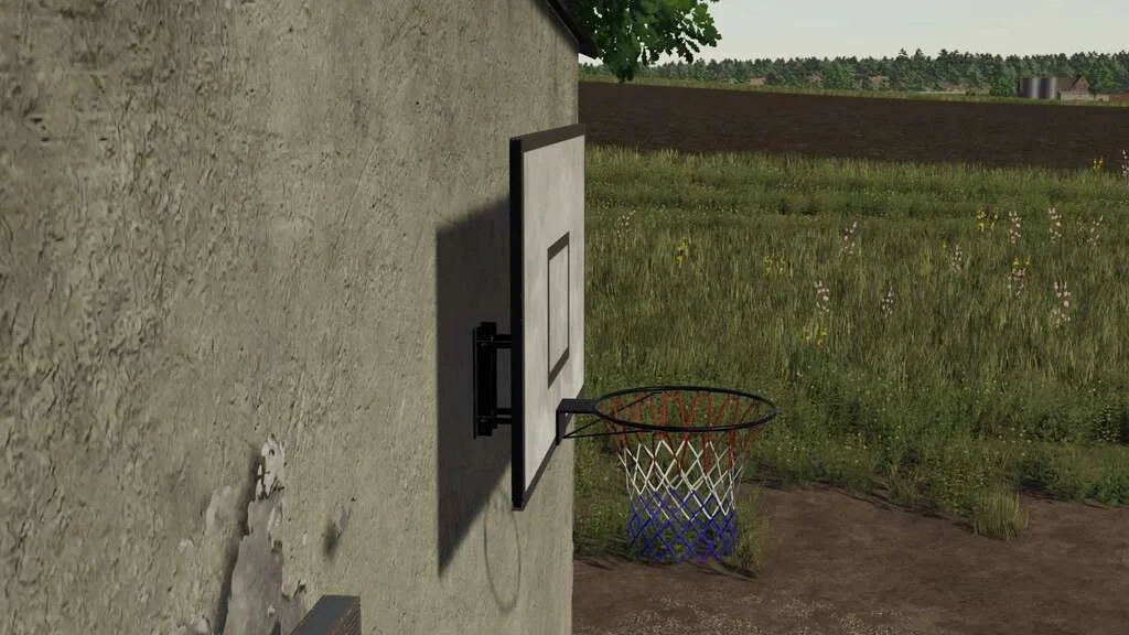 Wall Mounted Basketball Basket v1.0 FS22