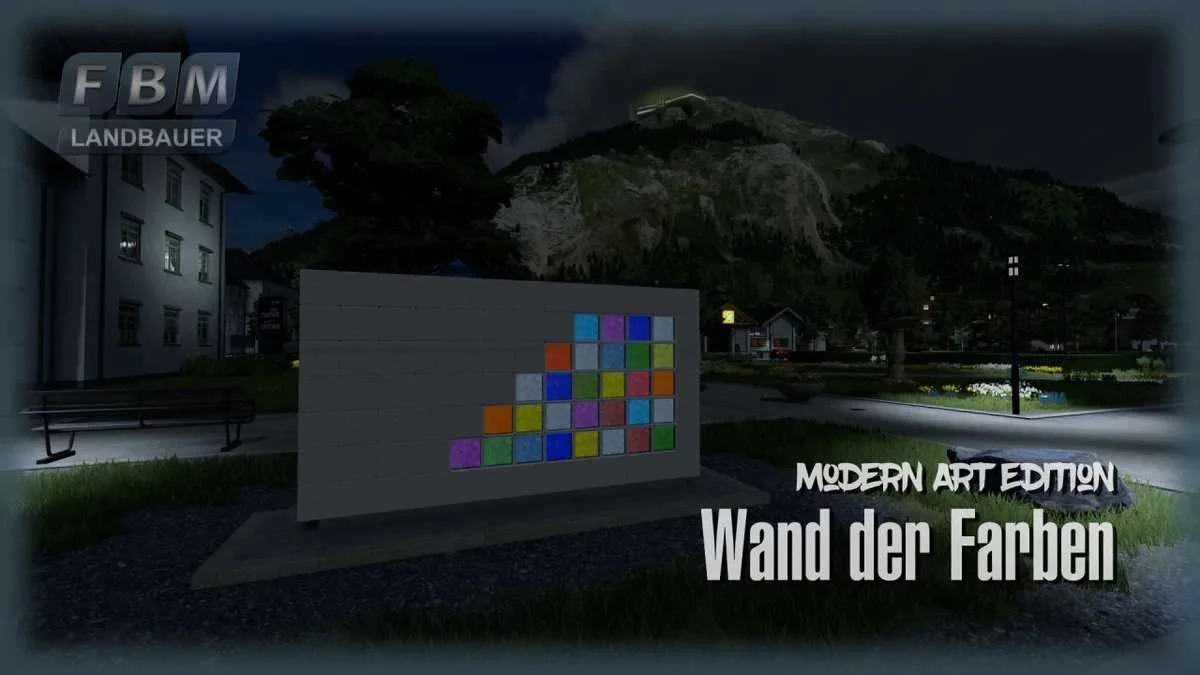 Wall Of Colors v1.0 FS22 FS22 Mod Free Download