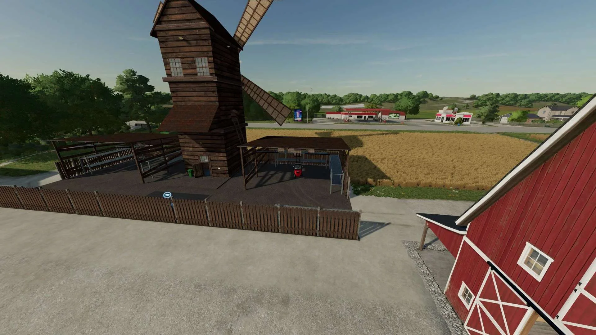 WINDMILL – OLD STYLE – ROTARY v1.0 FS22 FS22 Mod Free Download