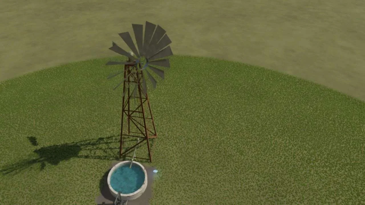 Windmill with Dam v1.0 FS22 FS22 Mod Free Download