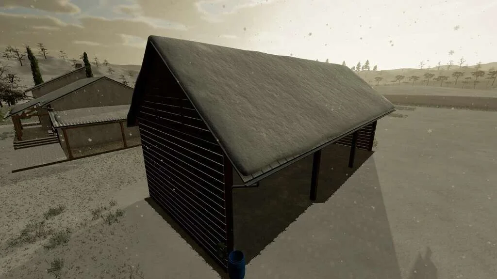 Wood Barn v1.0.0.1 FS22 FS22 Mod Free Download