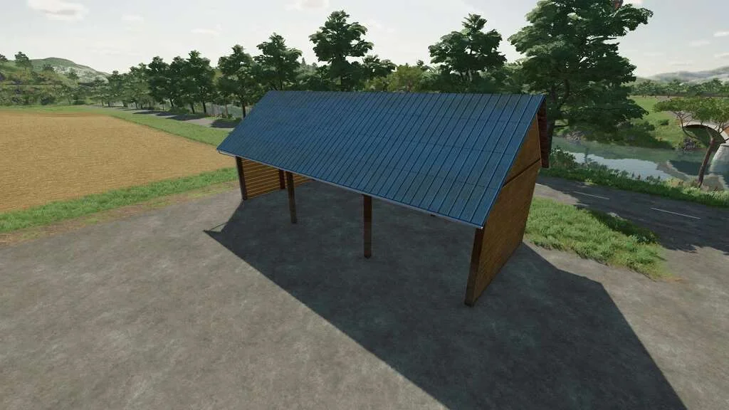 Wood Barn v1.0 FS22 FS22 Mod Free Download