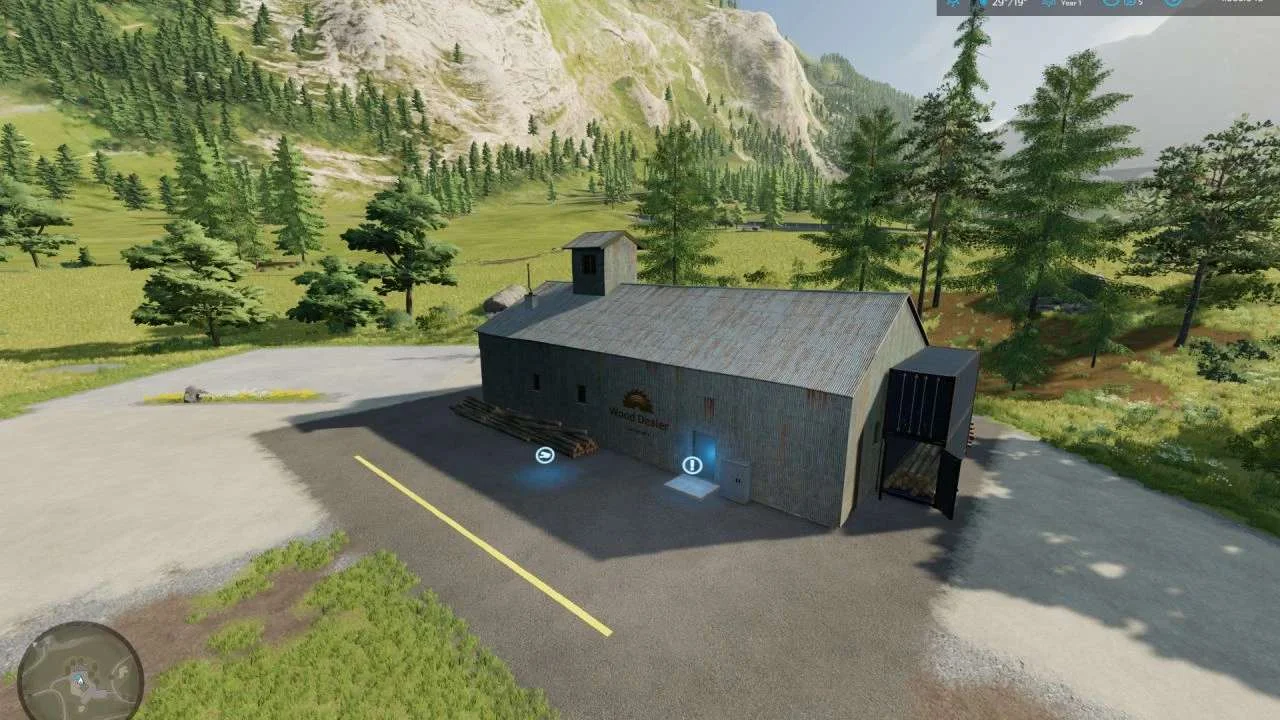 Wood Container Sales v1.0 FS22