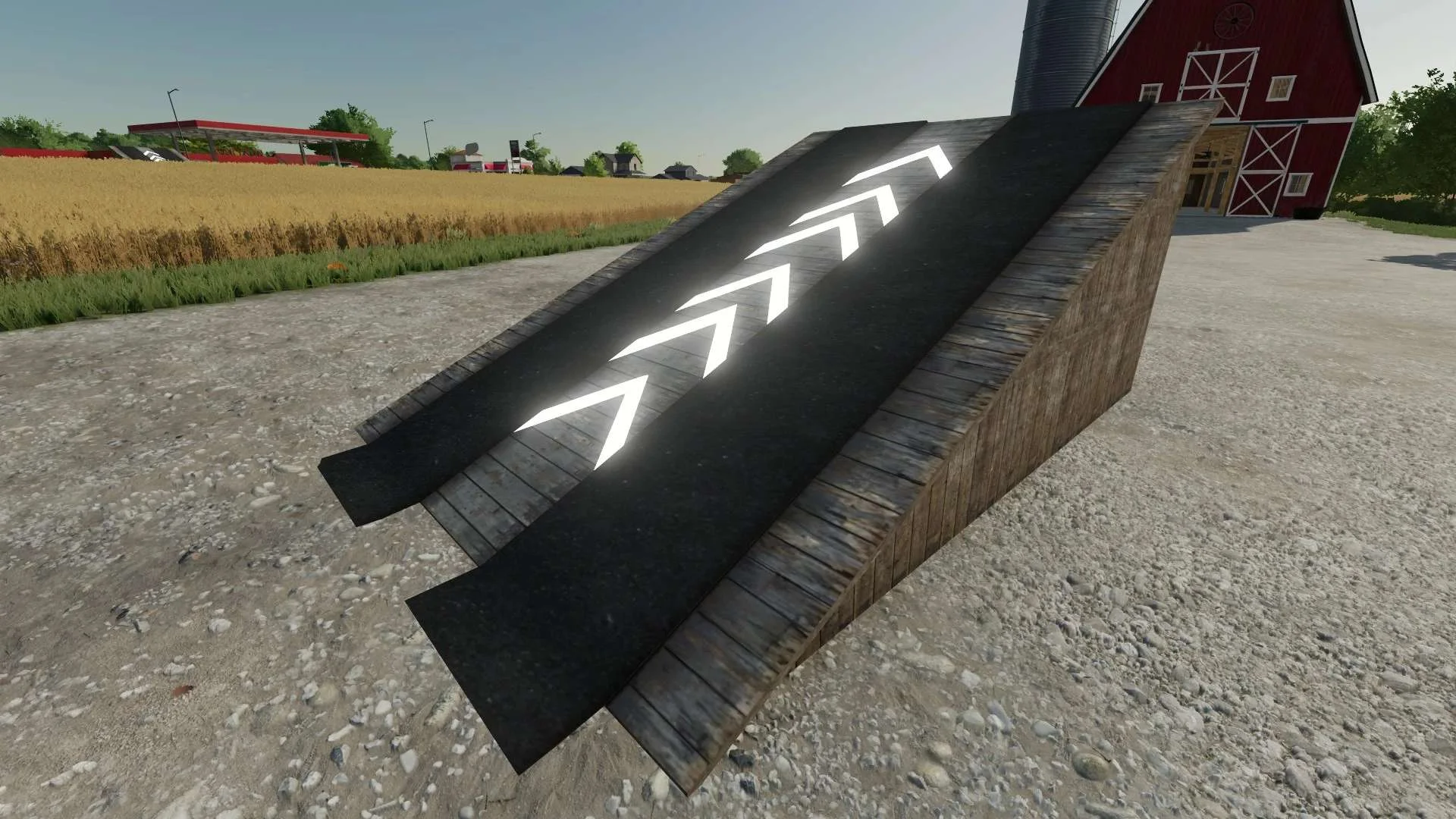 Wood Jump Ramp v1.0 FS22 FS22 Mod Free Download