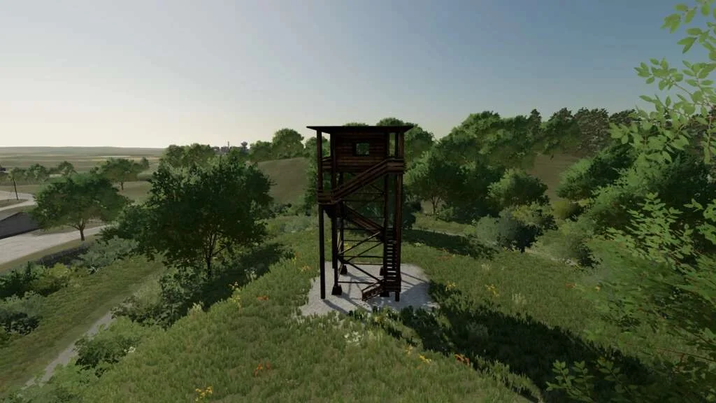 Wood Tower v1.0 FS22 FS22 Mod Free Download