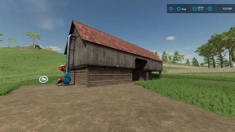 Wooden barn v1.0 FS22 FS22 Mod Free Download