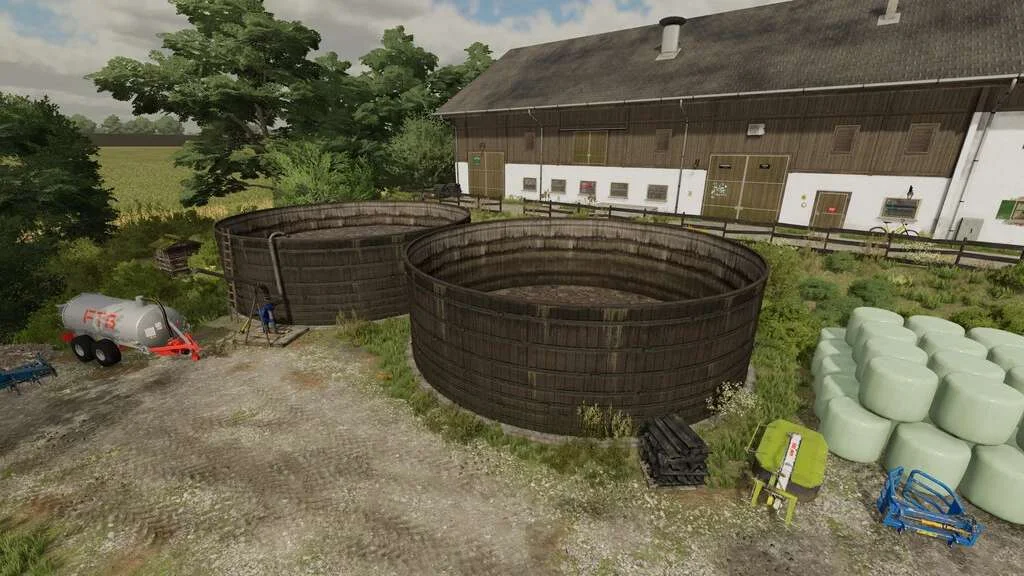 Wooden Liquid Manure Tank v1.0 FS22