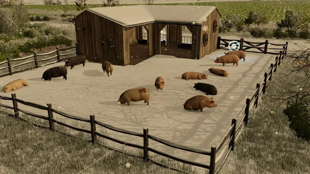 Wooden Pasture Pack v1.0 FS22 FS22 Mod Free Download