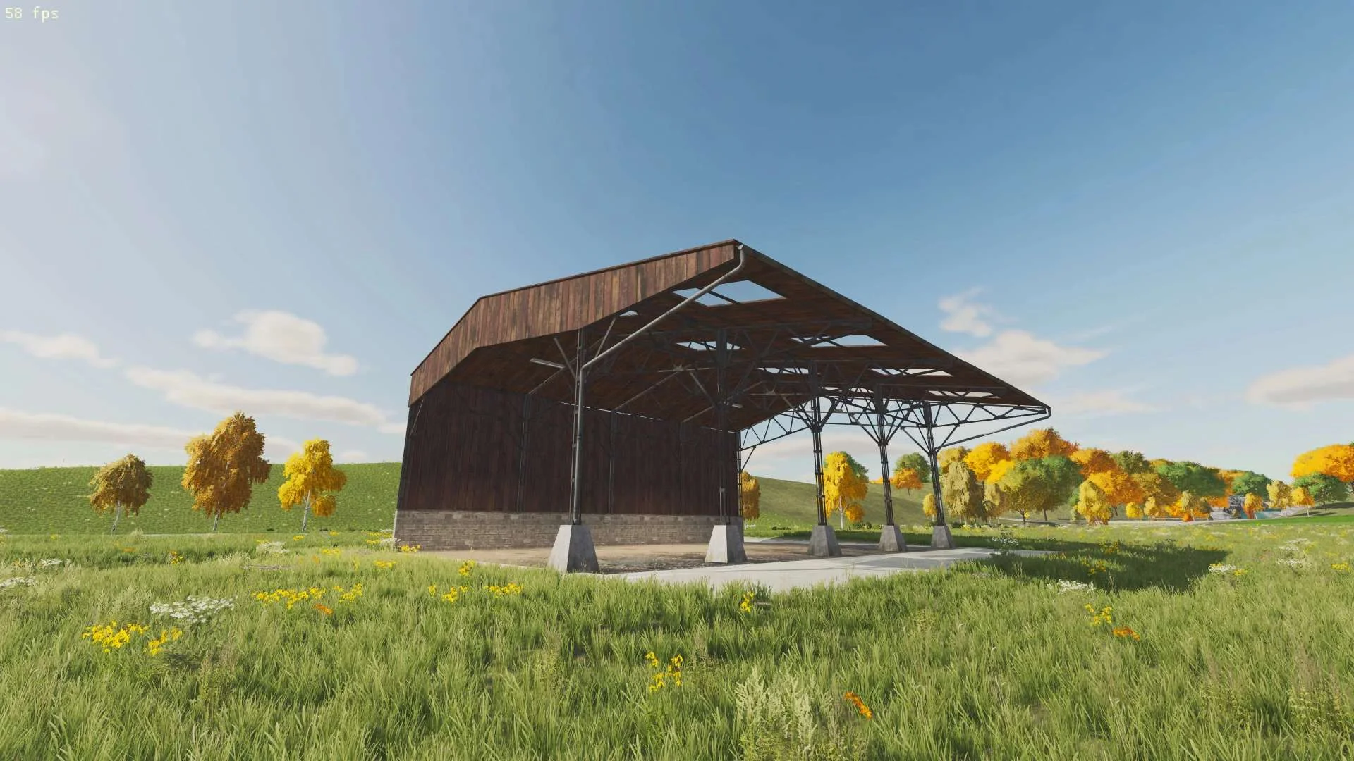 Wooden shed V1.0 FS22 FS22 Mod Free Download