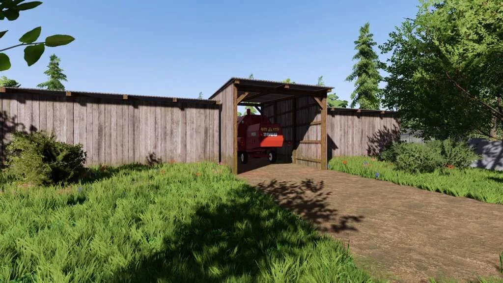 Wooden Shelters v1.0 FS22 FS22 Mod Free Download