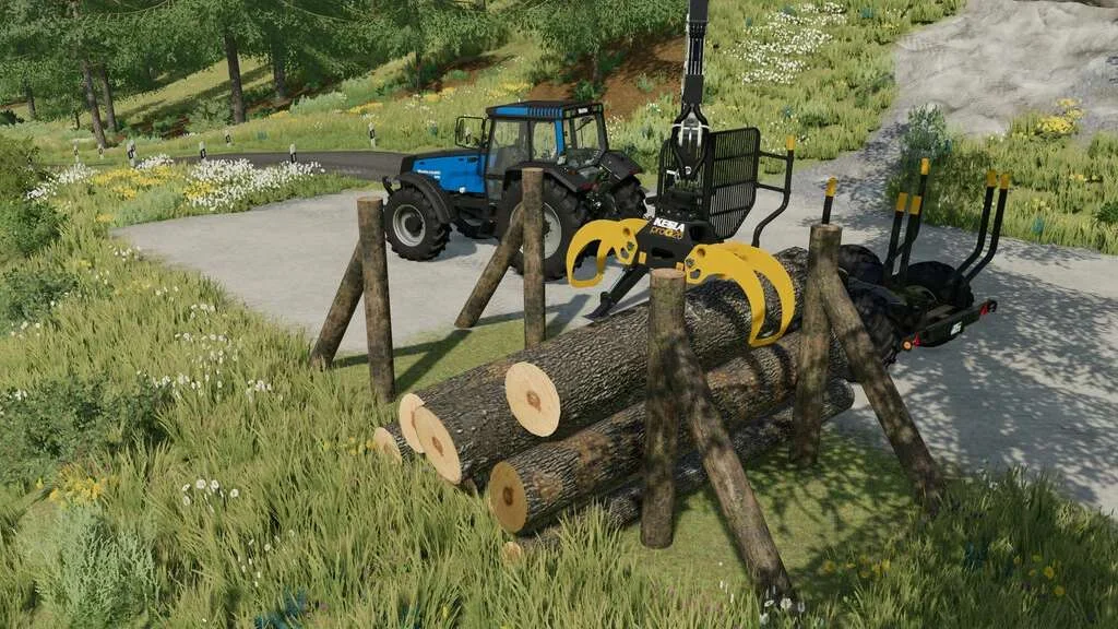 Wooden Support v1.0 FS22 FS22 Mod Free Download
