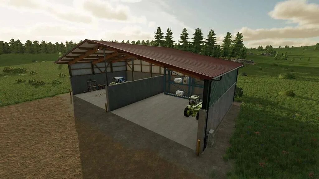 Workshop And Storage v1.0 FS22 FS22 Mod Free Download