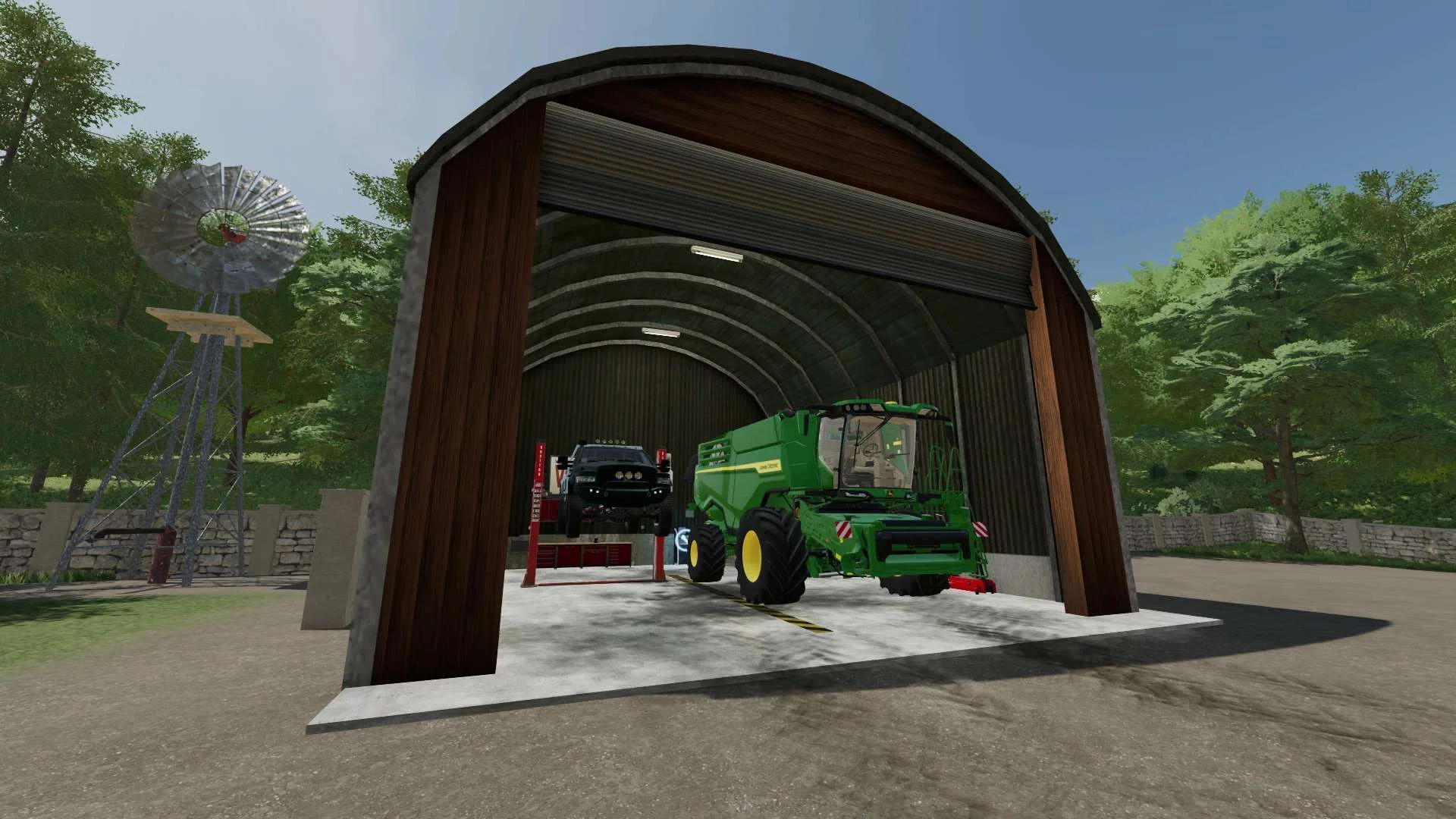 Workshop Shed v1.0 FS22 FS22 Mod Free Download