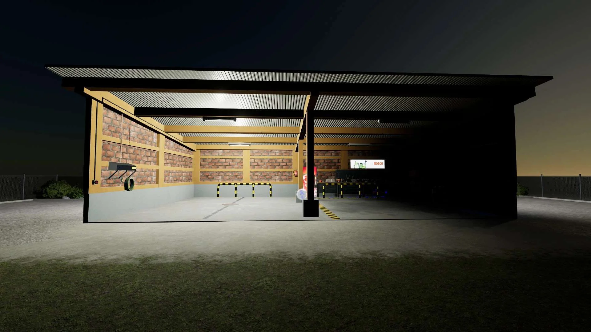Workshop with high-pressure cleaner v1.0 FS22 FS22 Mod Free Download