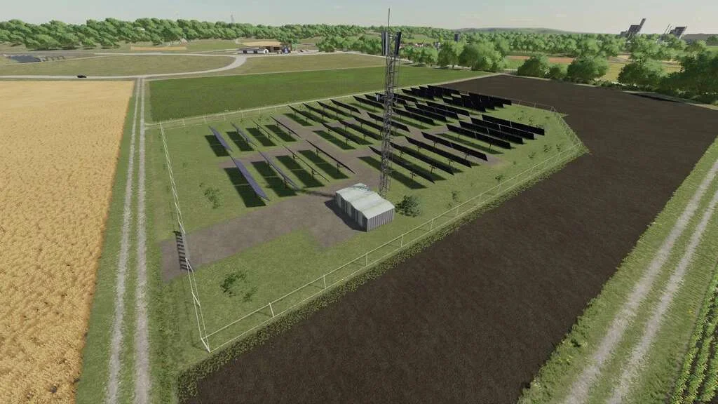 XXL Solar Park v1.0 FS22 FS22 Mod Free Download