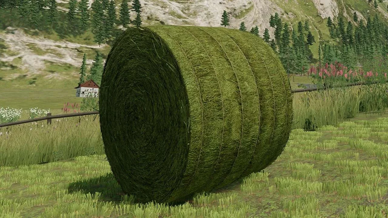 150cm string bales v1.0 FS22