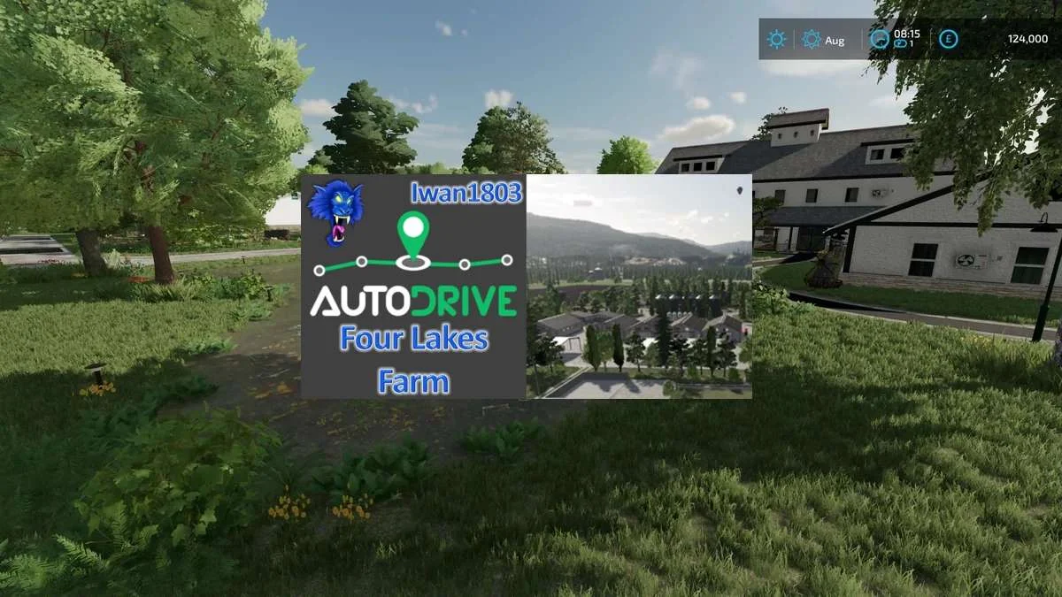 AD course for Four Lakes Farm v1.0 FS22 FS22 Mod Free Download