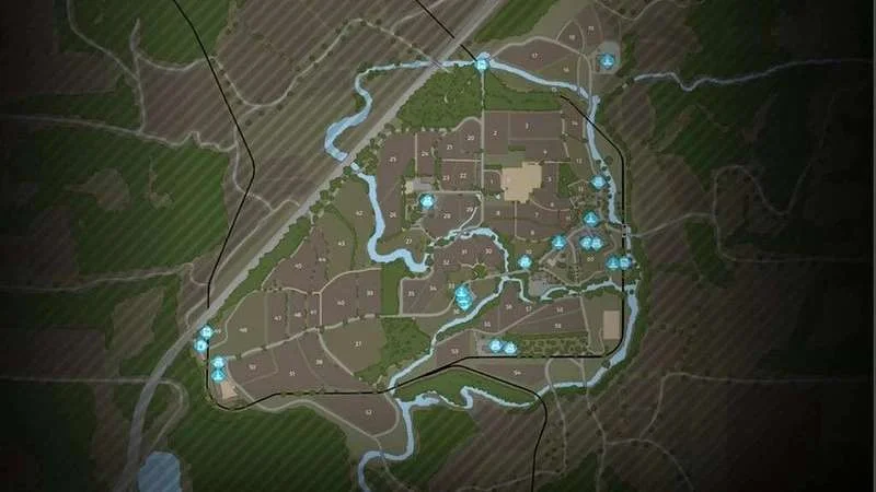 AD Courses Old Stream Farm v1.2 FS22 FS22 Mod Free Download