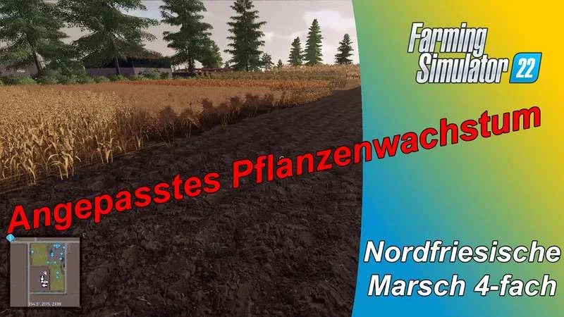 Adapted plant growth for the NF Marsh (or other maps) v1.0 FS22 FS22 Mod Free Download