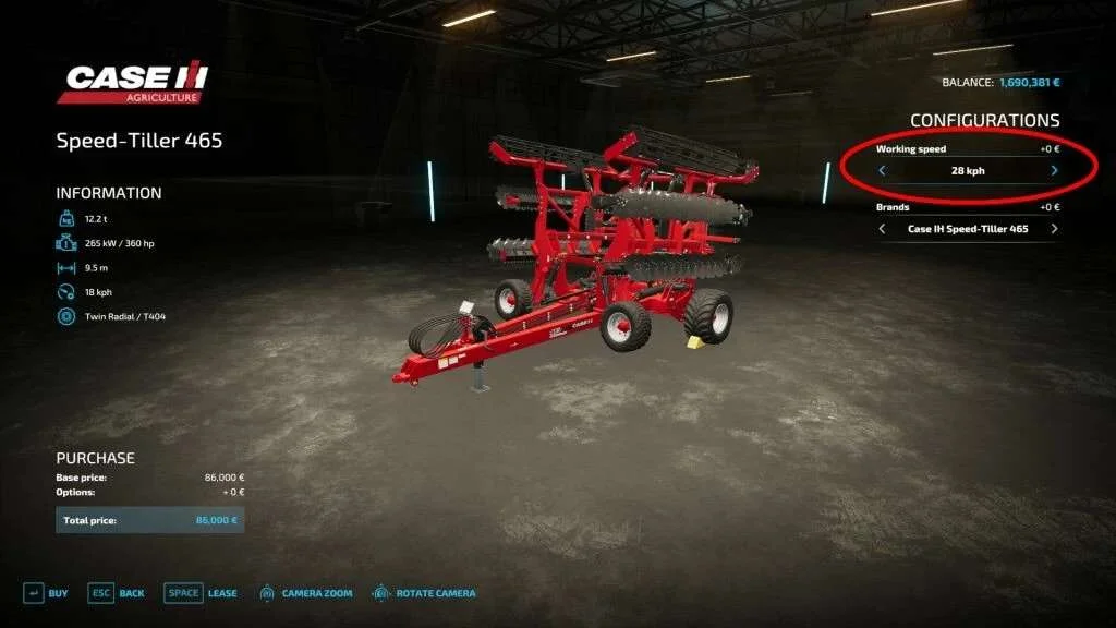 Adjust Working Speed v2.0 FS22 FS22 Mod Free Download