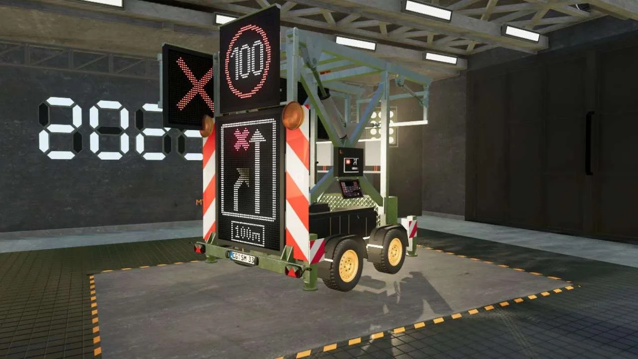 Advance warning tag v1.0 FS22