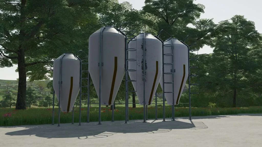 Agriculture Silos In Fiberglass Multifruit v1.0 FS22 FS22 Mod Free Download