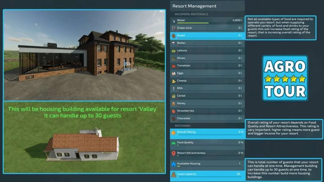Agritourism v1.0 FS22 FS22 Mod Free Download