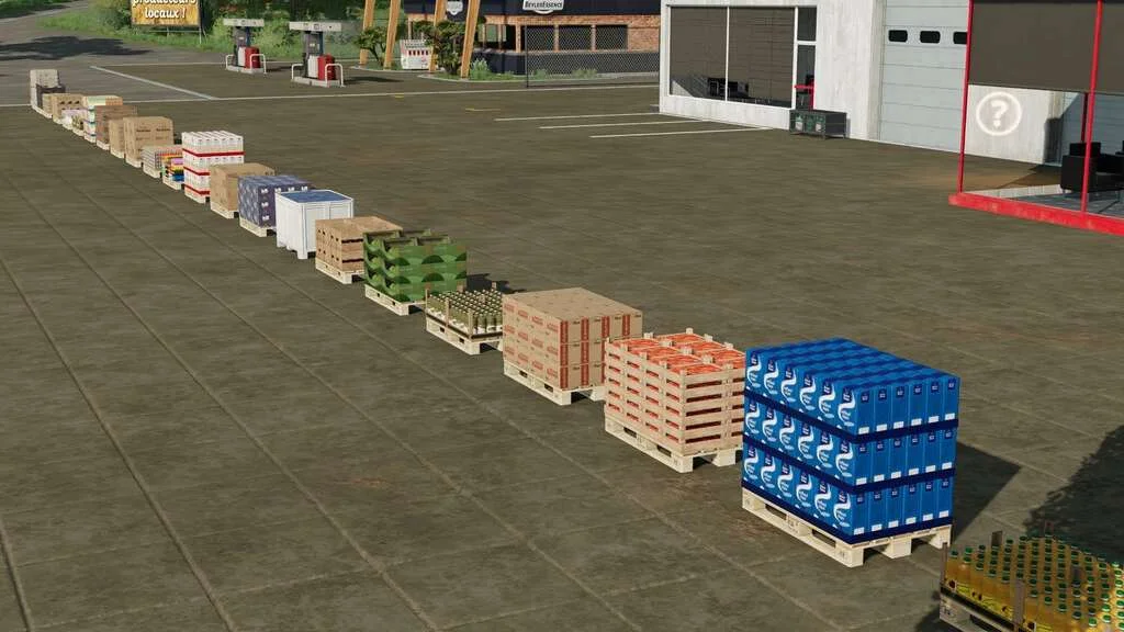 All Buyable Productions Pallet Pack v1.0 FS22 FS22 Mod Free Download
