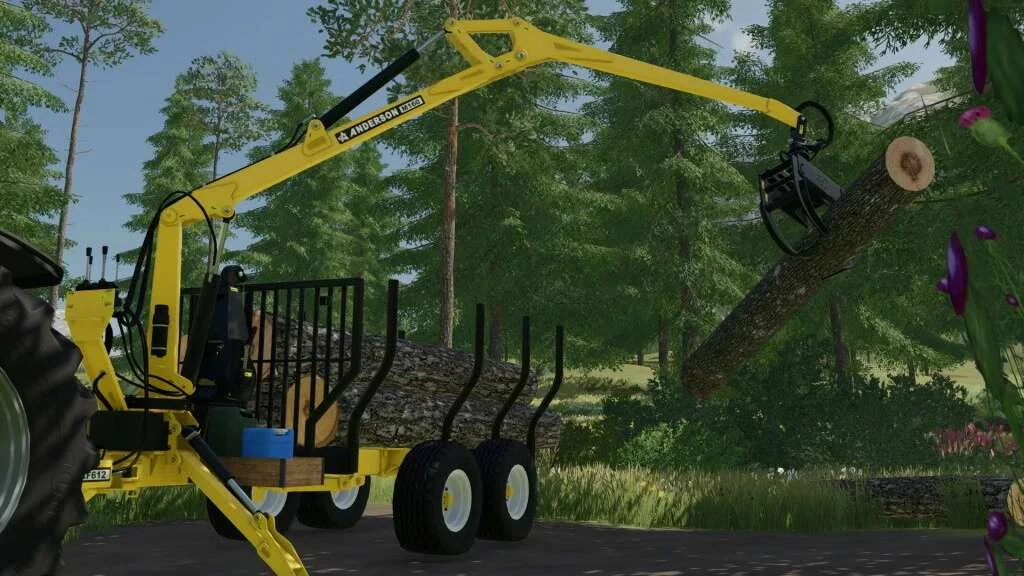 Anderson M160 With Boxes v1.0 FS22 FS22 Mod Free Download