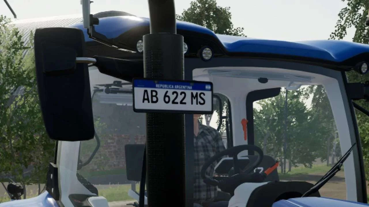 Argentine license plates 1994/2016 v1.0 FS22 FS22 Mod Free Download