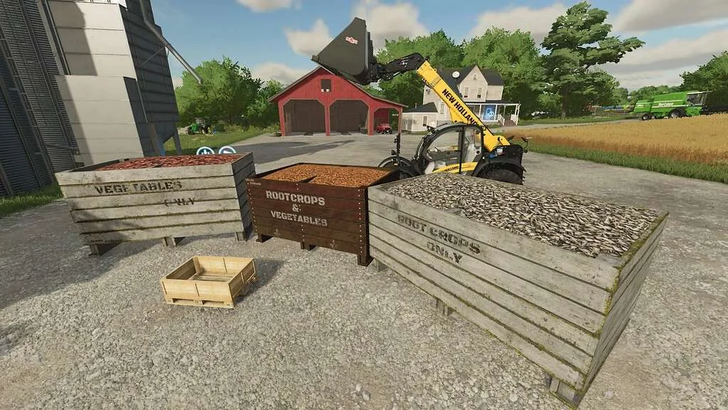 Assortment Of Fillable Pallets v1.0 FS22