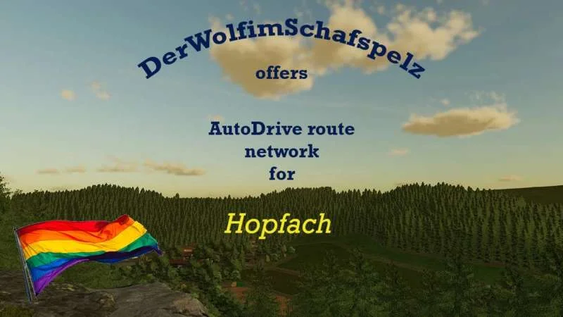 Auto Drive Route for the Hopfach v1.0 FS22 FS22 Mod Free Download