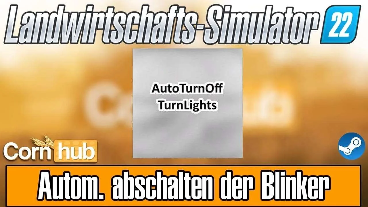 Auto turn off turn lights v1.0 FS22 FS22 Mod Free Download