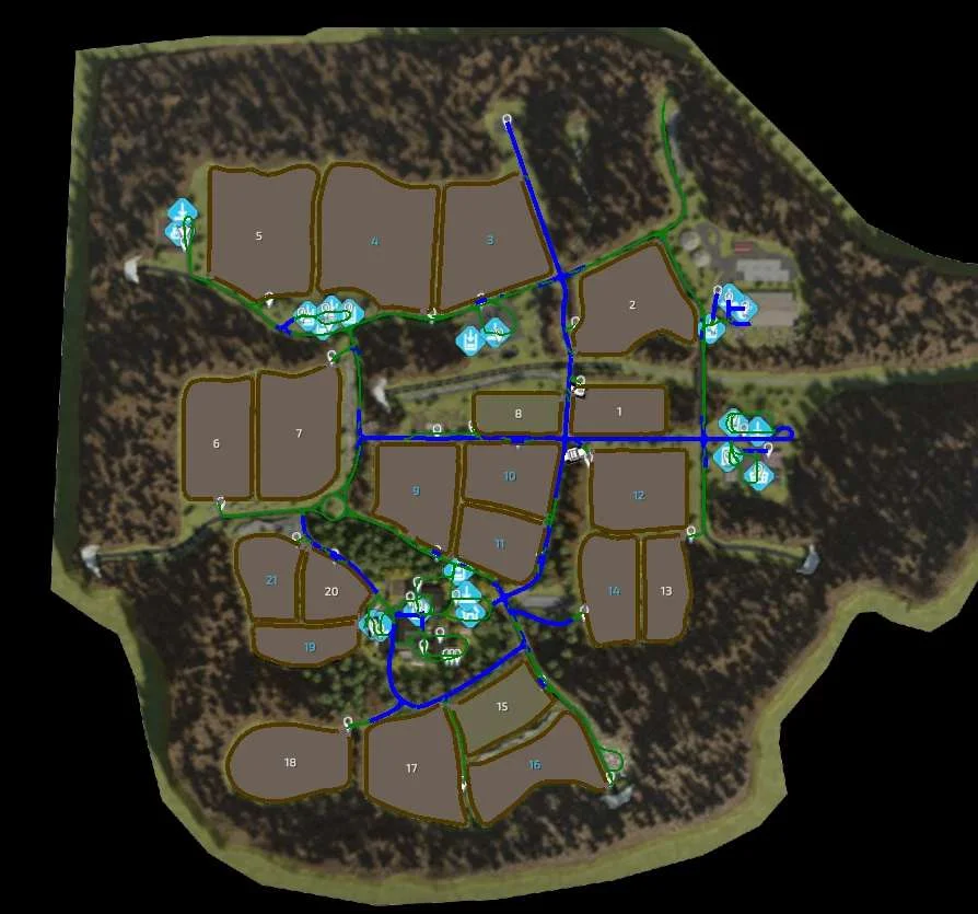 AutoDrive course Alpenland 2k22 v1.0 FS22 FS22 Mod Free Download