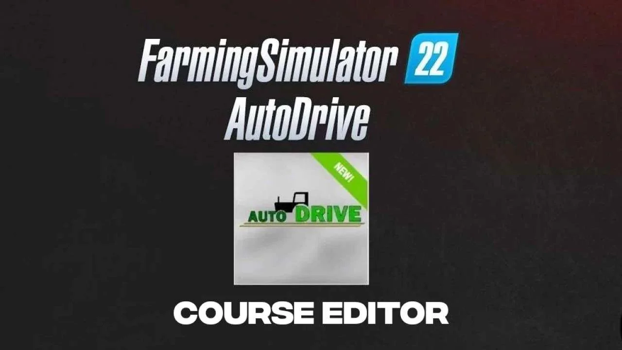 AutoDrive Course Editor v1.0.7 FS22