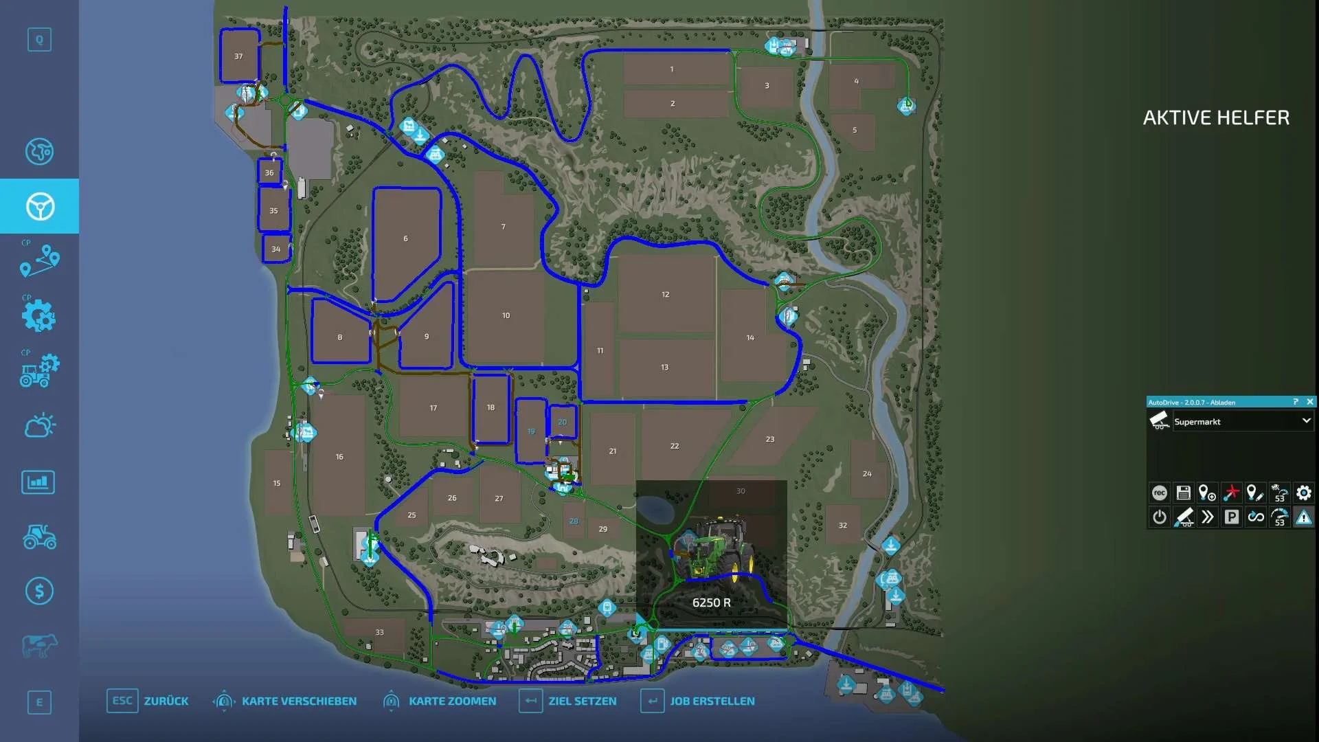 Autodrive course Felsbrunn22 v0.0.0.3 FS22 FS22 Mod Free Download