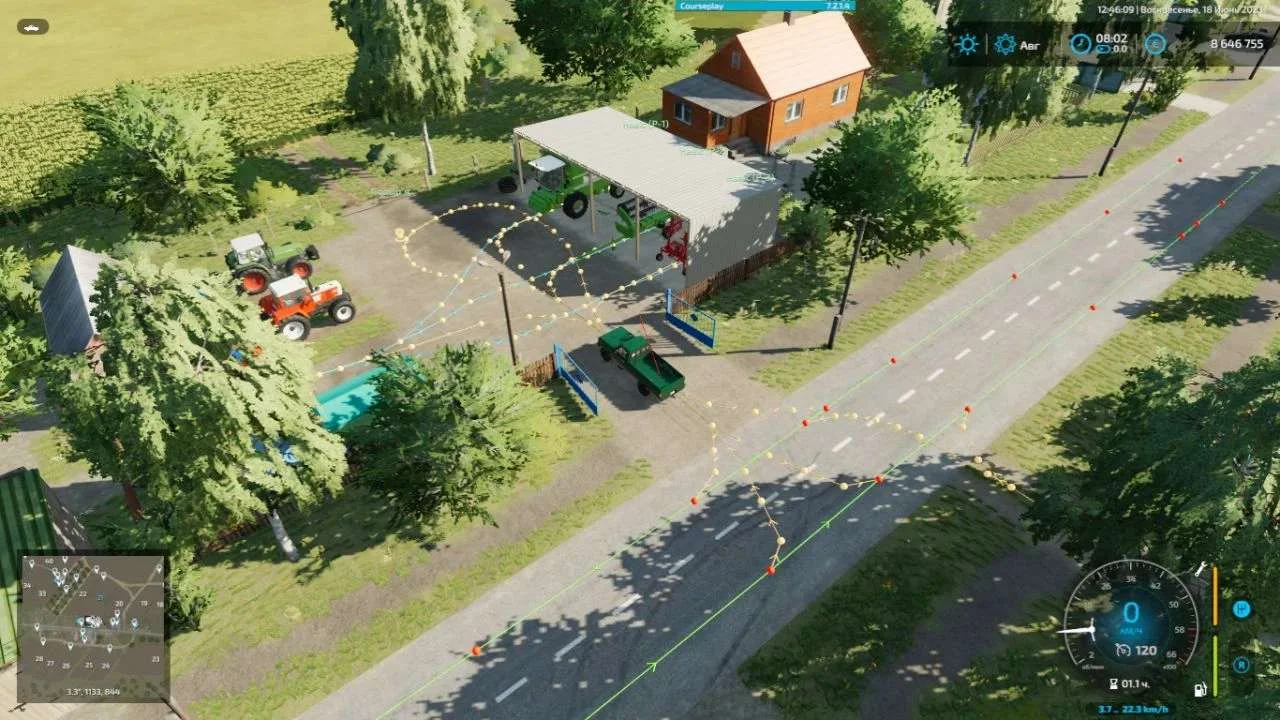 AutoDrive Course Krasilovka v1.0 FS22 FS22 Mod Free Download