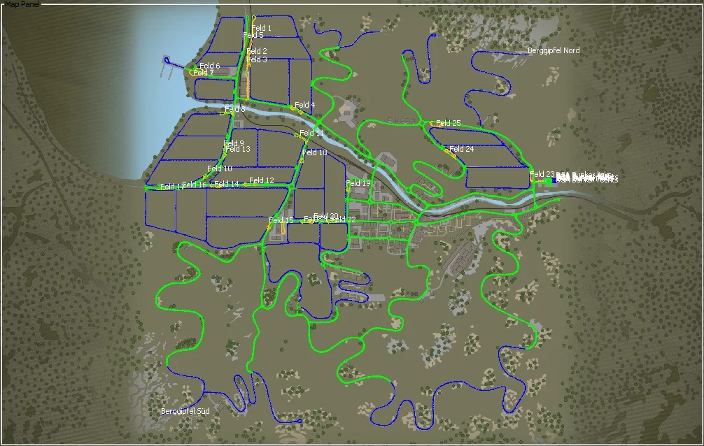 AutoDrive courses for Erlengrad V1.0 FS22 FS22 Mod Free Download